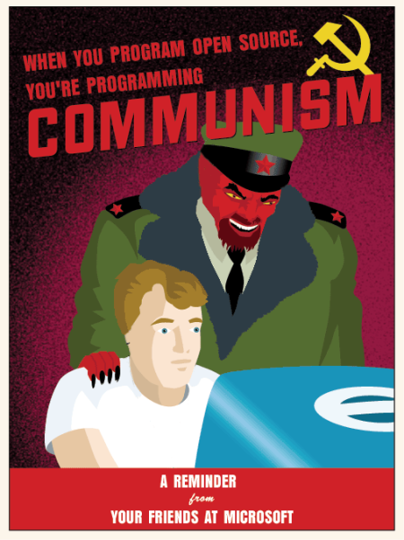 open source is communism!